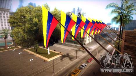 Bandera de venezuela en el ayuntamiento y en la  para GTA San Andreas
