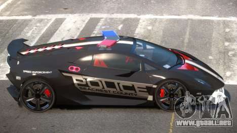 Lamborghini SE Police V1.3 para GTA 4
