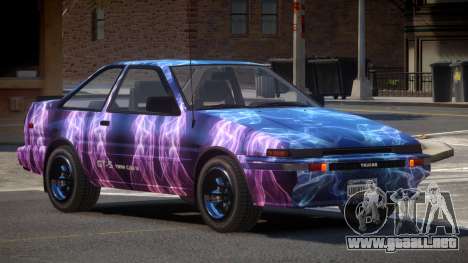 Toyota AE86 GT-S Coupe PJ2 para GTA 4