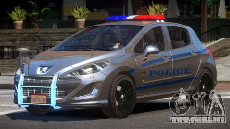 Peugeot 308 Police para GTA 4