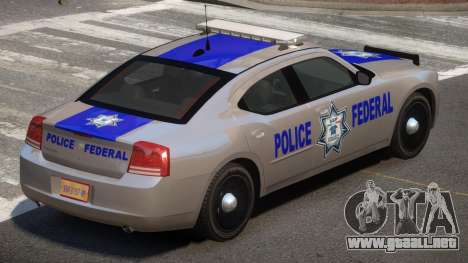 Dodge Charger Police Federal para GTA 4