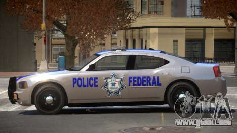 Dodge Charger Police Federal para GTA 4