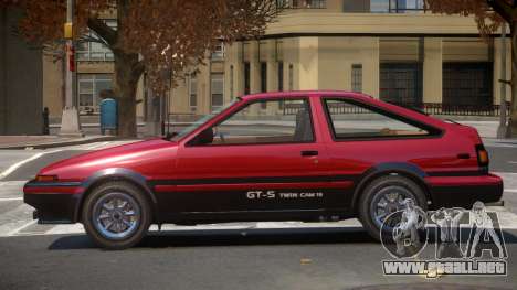 Toyota AE86 GT-S Hatchback para GTA 4