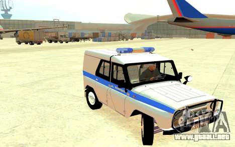 La Policía UAZ 31512 para GTA 4
