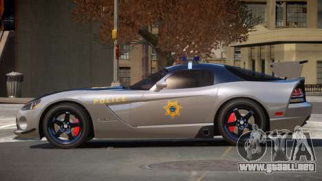 Dodge Viper RT Police para GTA 4