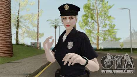 Rubia Policeman V1 (Bugstars Equipment) para GTA San Andreas