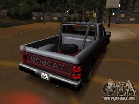 Insípidas, Bobcat con Insignias y Extras v2 para GTA San Andreas