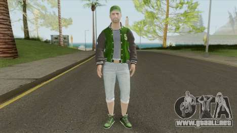 PUBG Male Skin (Varsity Jacket Outfit) para GTA San Andreas