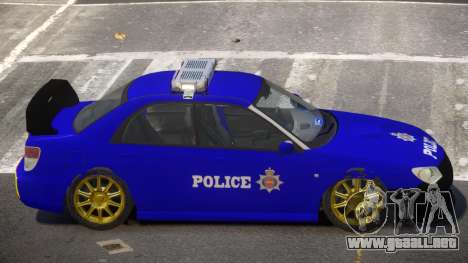 Subaru Impreza RS Police para GTA 4