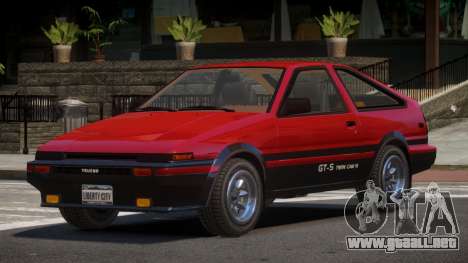 Toyota AE86 GT-S Hatchback para GTA 4