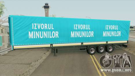 Trailer (Izvorul Minunilor) para GTA San Andreas