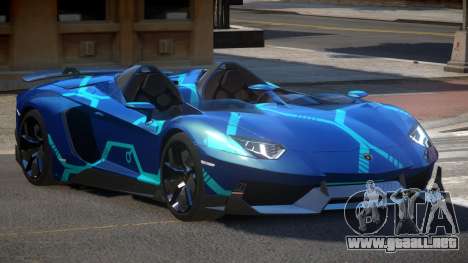 Lamborghini Aventador Spider SR PJ2 para GTA 4