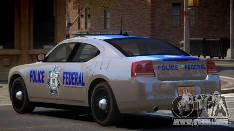 Dodge Charger Police Federal para GTA 4