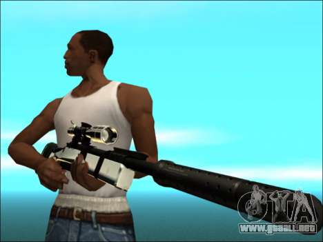 Pak armas de Oro Blanco para GTA San Andreas