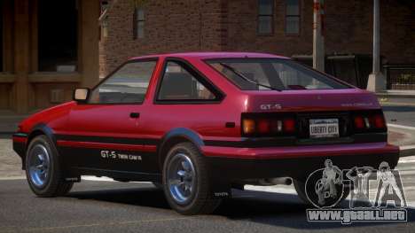 Toyota AE86 GT-S Hatchback para GTA 4