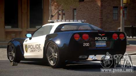 Chevrolet Corvette LS Police para GTA 4