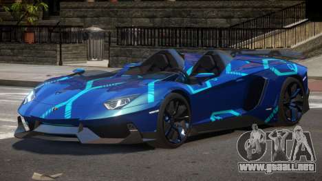 Lamborghini Aventador Spider SR PJ2 para GTA 4