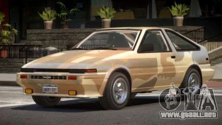 Toyota AE86 GT-S Hatchback PJ1 para GTA 4