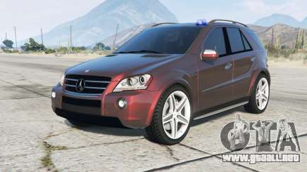 Mercedes-Benz ML 63 AMG Kriminalpolizei para GTA 5