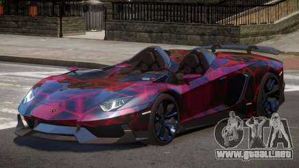 Lamborghini Aventador Spider SR PJ3 para GTA 4