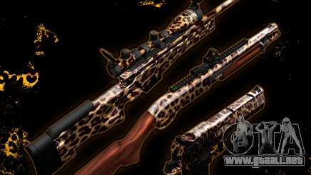 Leopard Pack De Armas De Renovación 2020 para GTA San Andreas
