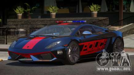 Lamborghini Gallardo SR Police para GTA 4