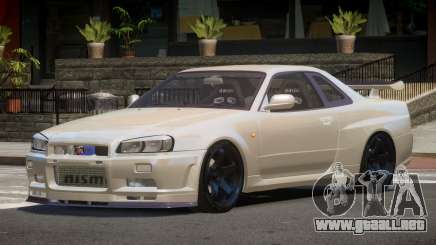 Nissan Skyline R34 V2.1 para GTA 4