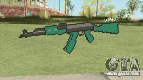 AK47 Pixels (Minecraft) para GTA San Andreas