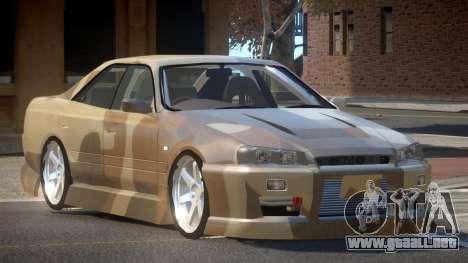 Nissan Skyline R34 SRS PJ1 para GTA 4