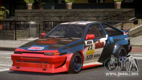 Toyota Corolla GT S-Tuning PJ1 para GTA 4