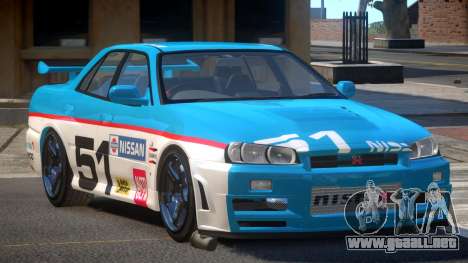 Nissan Skyline R34 D-Style PJ5 para GTA 4