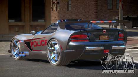 Dodge Viper SRT Police V1.1 para GTA 4