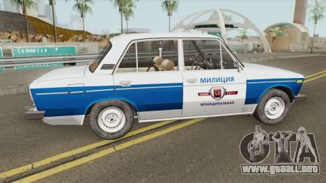 VAZ 2106 (Policía Municipal) para GTA San Andreas