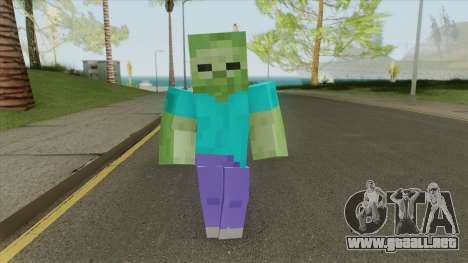 Zombie (Minecraft) para GTA San Andreas