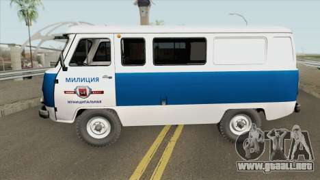 UAZ 3962 (Policía Municipal) para GTA San Andreas