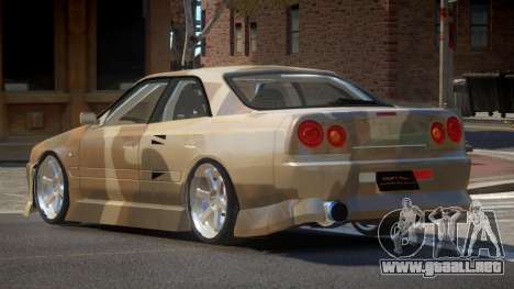 Nissan Skyline R34 SRS PJ1 para GTA 4