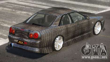 Nissan Skyline R34 SRS PJ5 para GTA 4