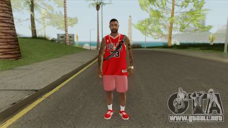 Random Male V2 (Chicago Bulls) para GTA San Andreas