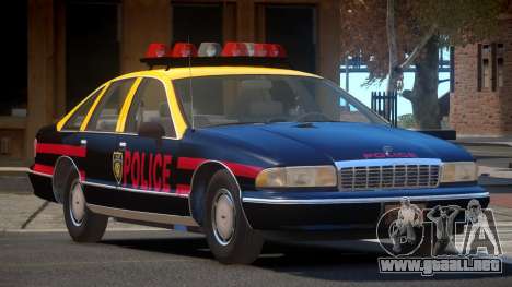 1995 Chevrolet Caprice Police para GTA 4