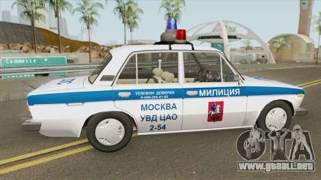 VAZ 2106 DPS (Policía de Moscú) para GTA San Andreas