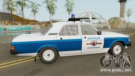 GAZ 31029 Volga (Policía Municipal) para GTA San Andreas