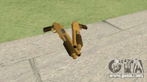 Sawed-Off Shotgun GTA V (Gold) para GTA San Andreas