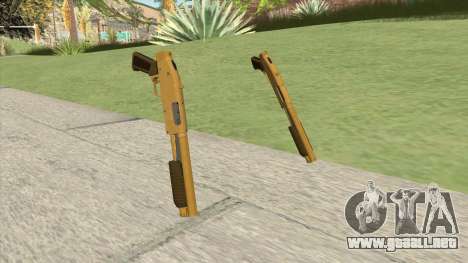 Sawed-Off Shotgun GTA V (Gold) para GTA San Andreas