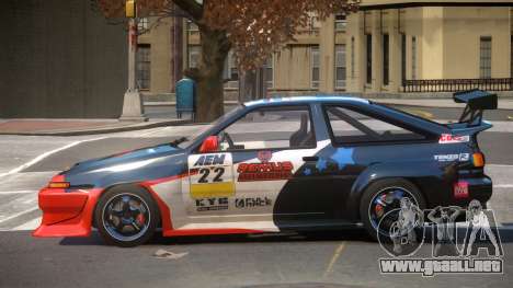 Toyota Corolla GT S-Tuning PJ1 para GTA 4