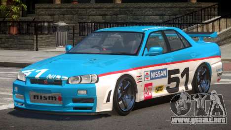 Nissan Skyline R34 D-Style PJ5 para GTA 4