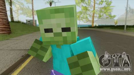 Zombie (Minecraft) para GTA San Andreas