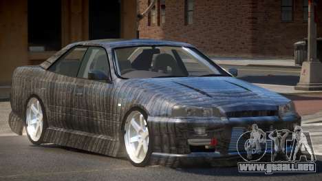 Nissan Skyline R34 SRS PJ5 para GTA 4