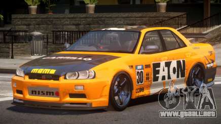 Nissan Skyline R34 D-Style PJ6 para GTA 4