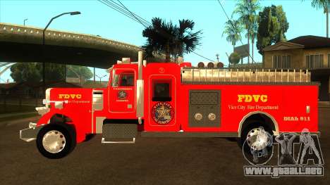 Peterbilt 379 Fire Truck para GTA San Andreas