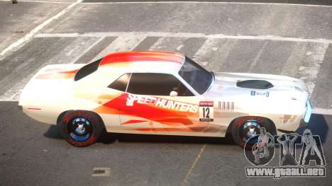 1969 Plymouth Cuda GT PJ2 para GTA 4